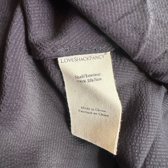 NWT LoveShackFancy Oaklynn Silk Dress. Size 6. - Picture 12 of 14